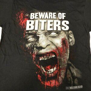 Walking Dead 2013 "Beware of Biters" Adult NOS Medium & XL T-Shirt